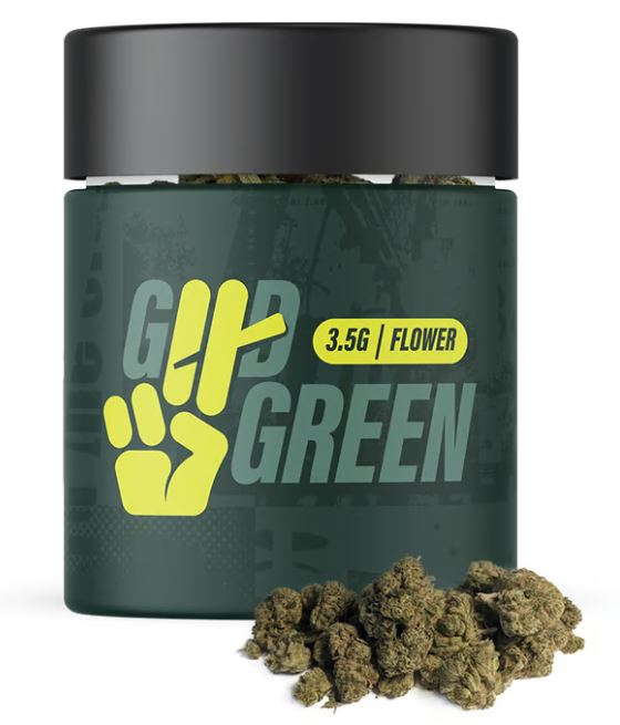 Photograph of product: Good Green OMG Whole Flower 3.5g