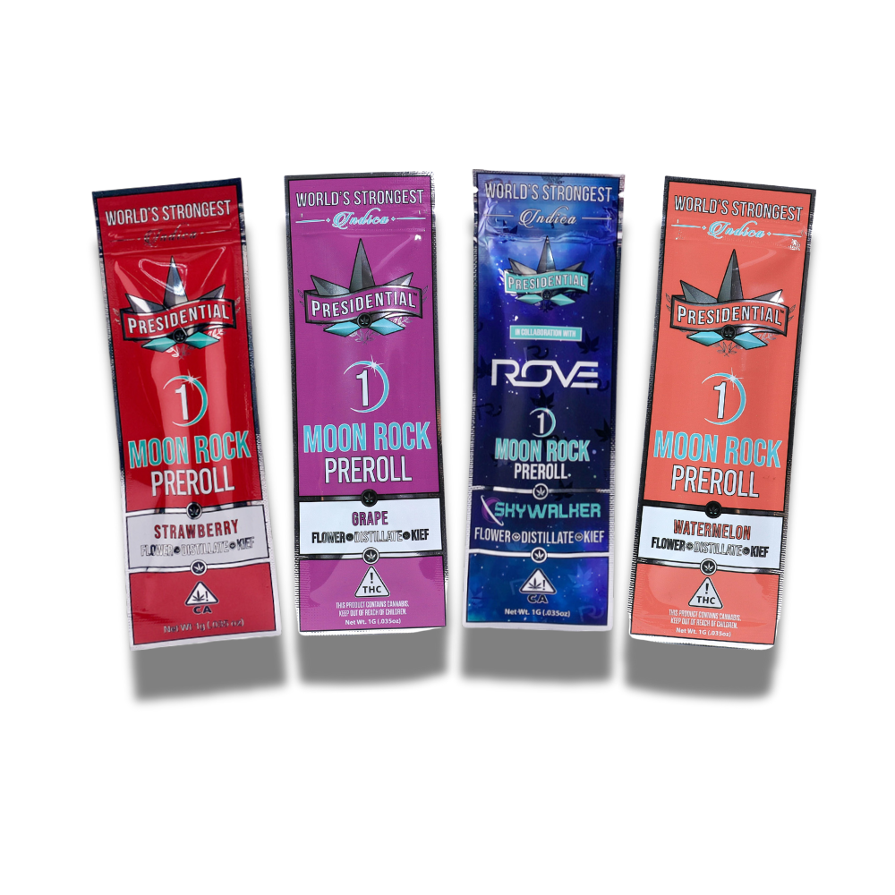 Photograph of product: Presidential | Moon Rock Infused Pre-Roll | Watermelon | 1g