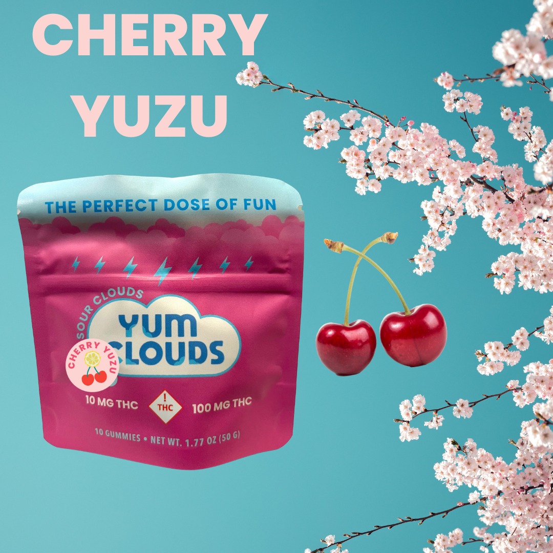 Photograph of product: Cherry Yuzu Gummy 100 mg