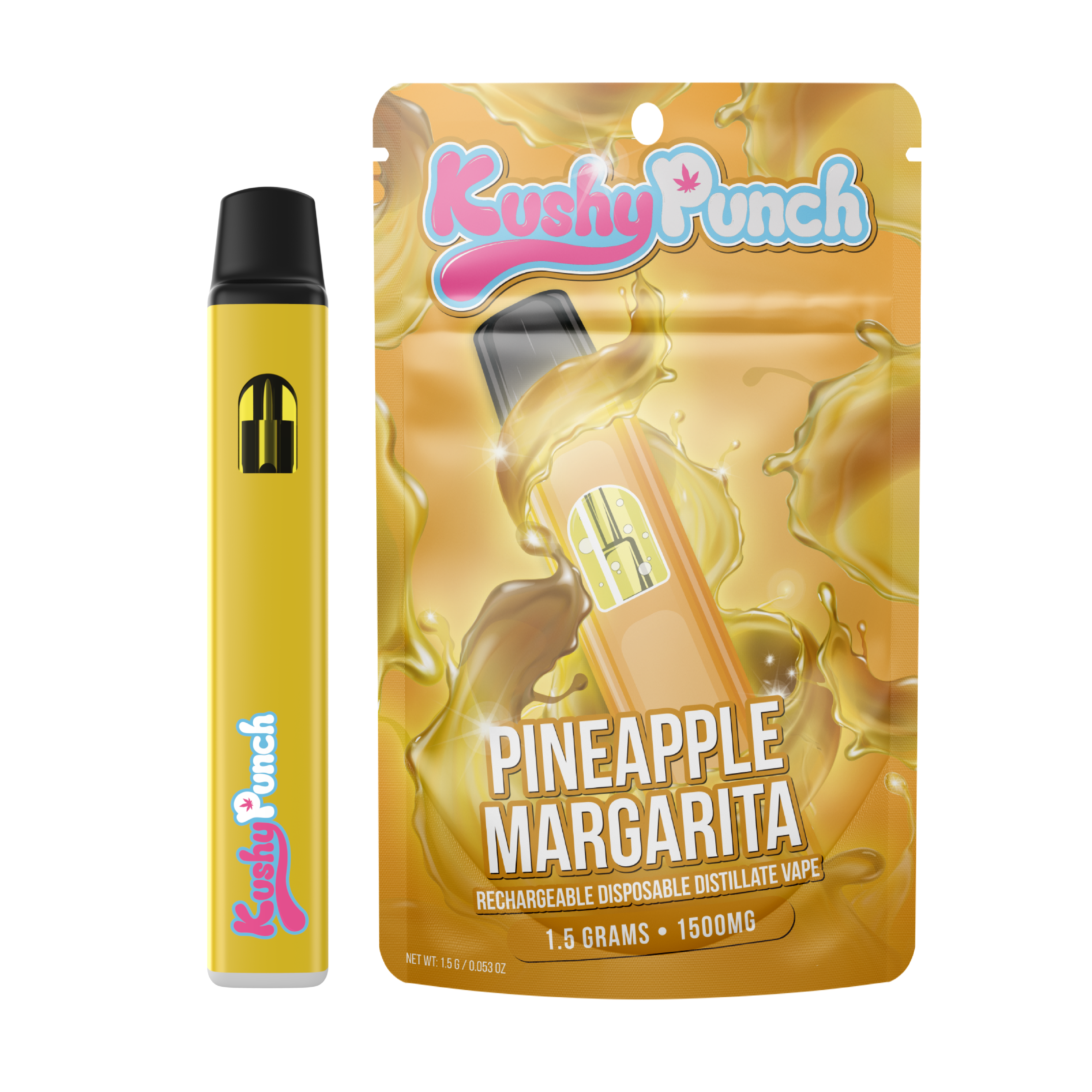 Photograph of product: Pineapple Margarita Disposable Vape Pen 1g