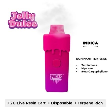 Photograph of product: Jelly Dulce- Disposable Live Resin - 2g