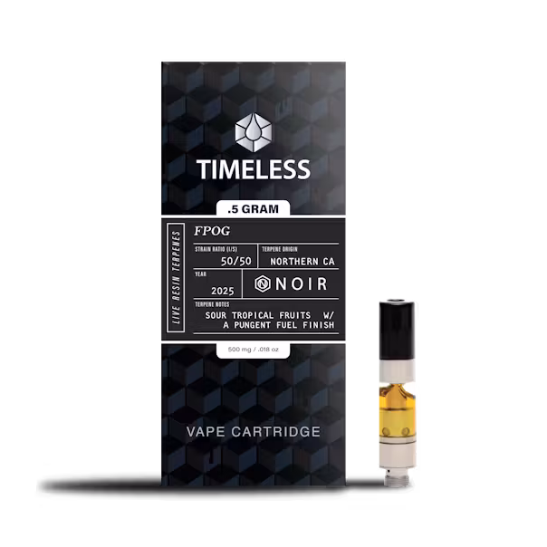 Photograph of product: FPOG Live Resin Terpene Cartridge