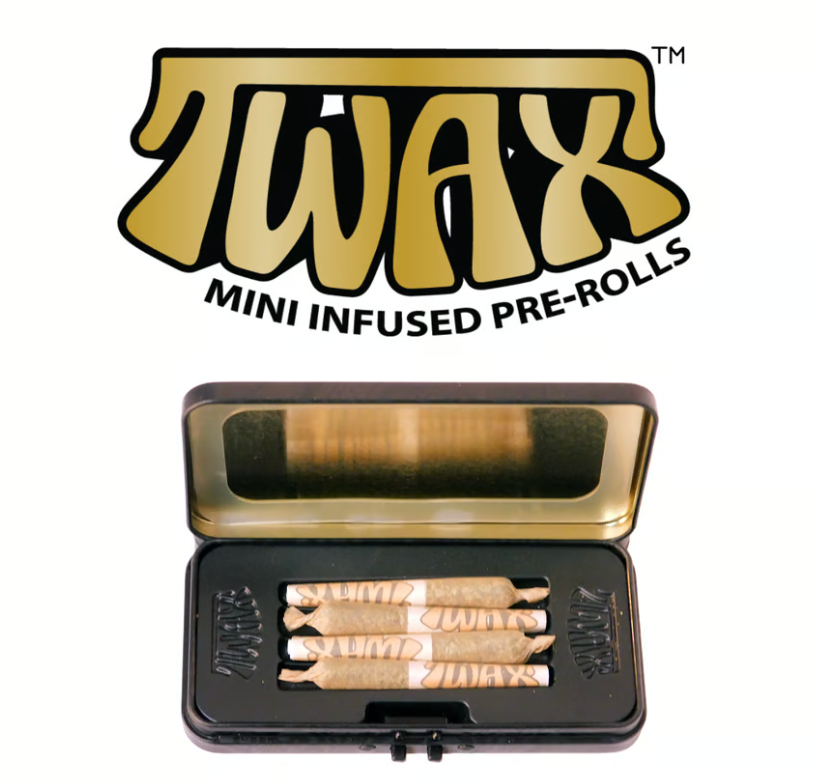 Photograph of product: Twax Grapevine Infused Preroll 4pk