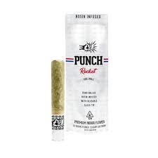 Photograph of product: Punch Rosin Rocket Preroll  Z x Gary Payton 1.6g