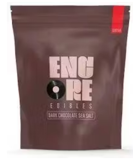 Photograph of product: Encore 10pk/100mg- RSO Sea Salt Dark Chocolate