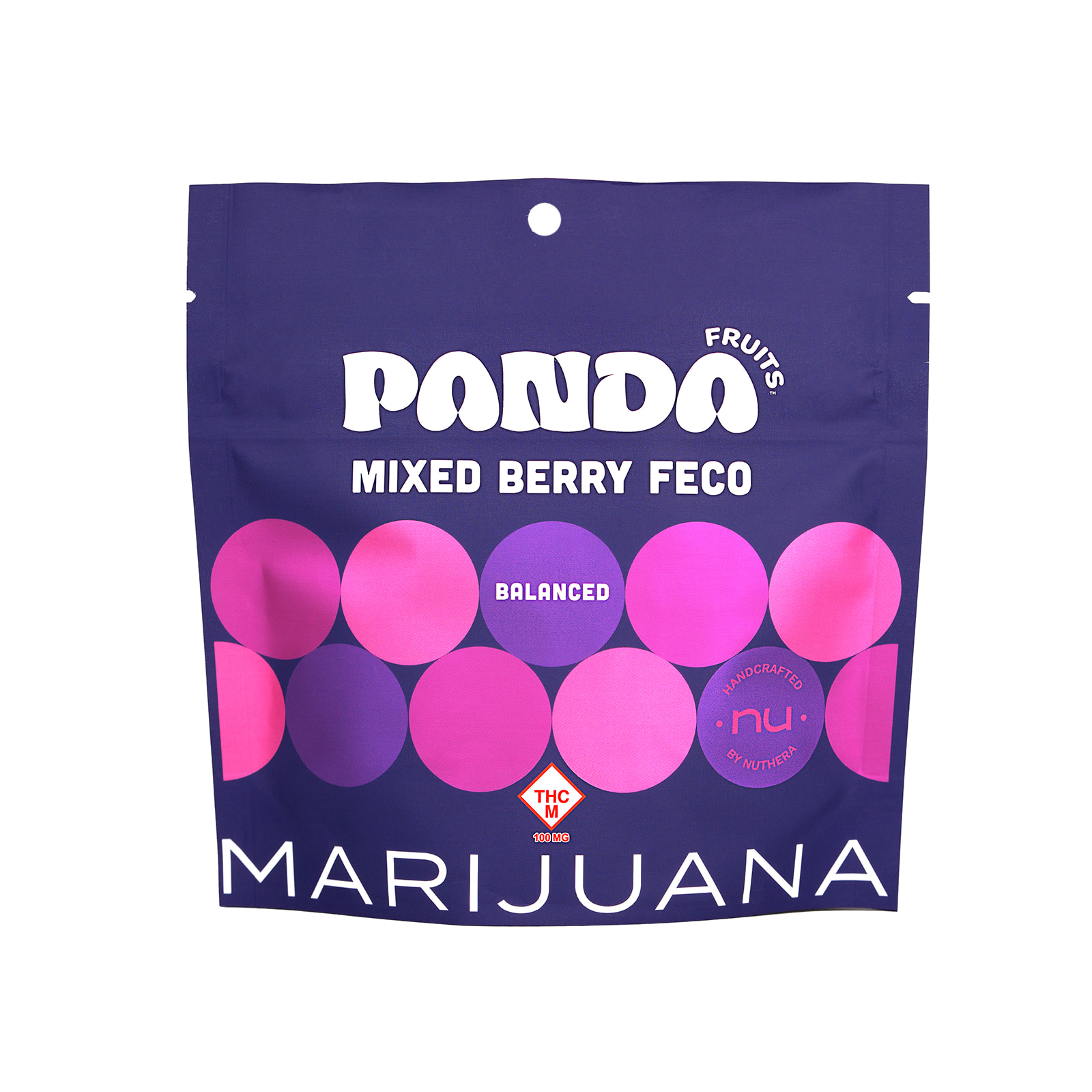 Photograph of Product: Mixed Berry FECO Gummies (100mg)