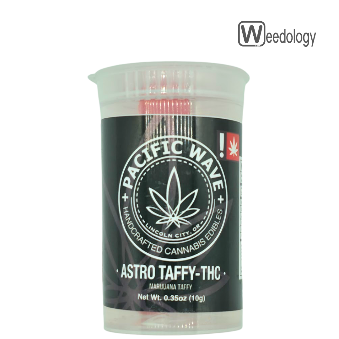 Photograph of product: Pacific Wave 10pk FRUIT PUNCH 100mg Astro Taffy