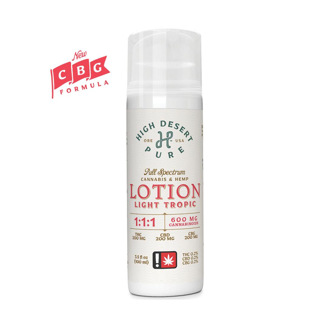 Photograph of product: High Desert Pure | Light Tropic Lotion | 1:1:1