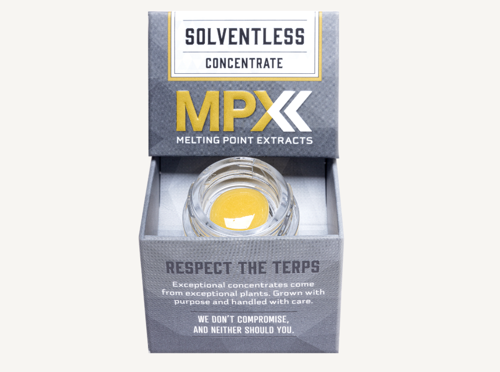 Photograph of product: MPX Live Rosin (90) | Jet Fuel G6 | 1g (Oui'd)