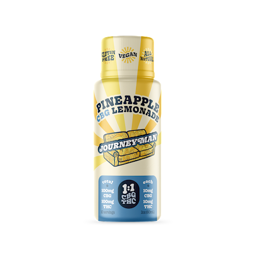 Photograph of product: Journeyman | CBG Pineapple Lemonade | DOH |  100mg TH-oui 100mg CBG