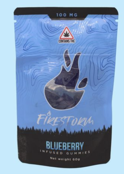 Photograph of product: 100mg Gummies | Blueberry