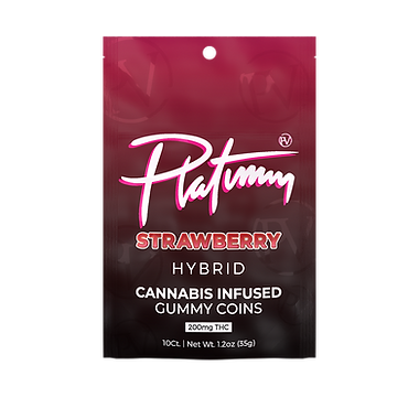 Photograph of product: Platinum Vape - Strawberry Gummies 200mg