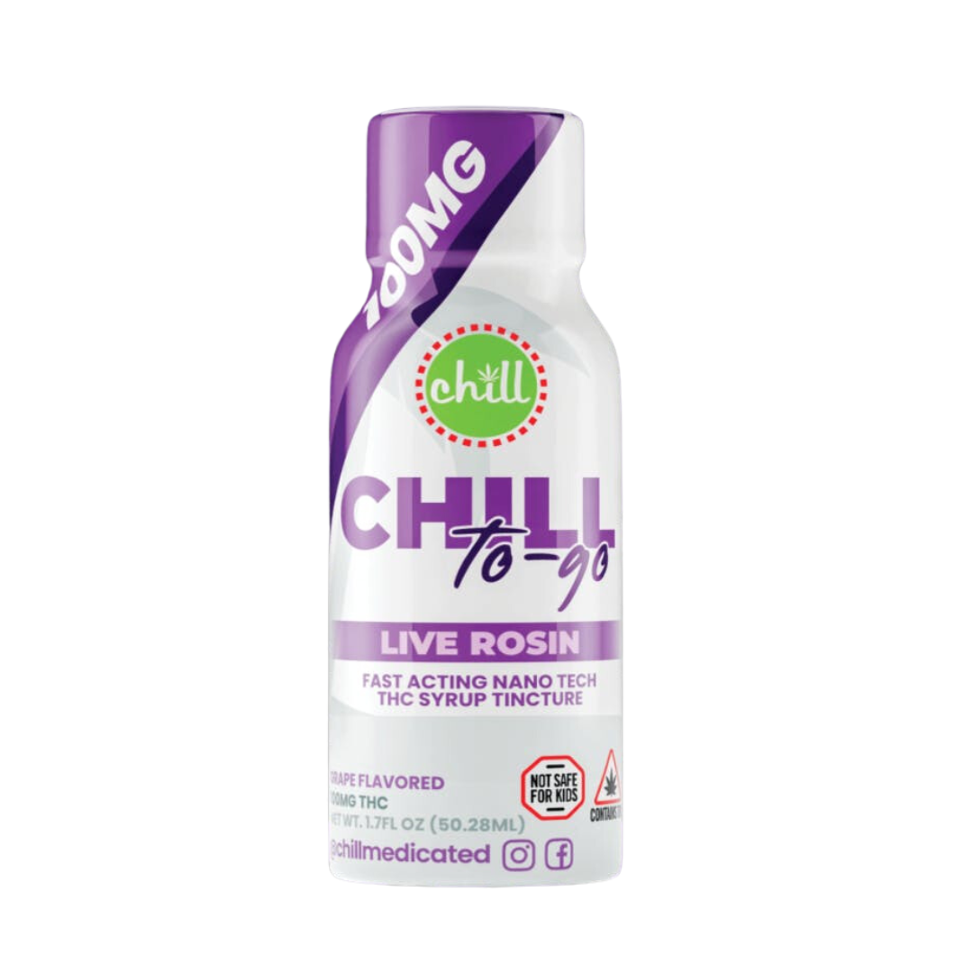 Photograph of product: Chill Medicated -  To-Go TH-oui Syrup - Grape - 100mg