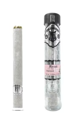 Photograph of product: EL BLUNTO ROSA SILVER DIAMOND JOINTO HYBRID 1.65G