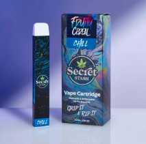 Photograph of product: Fruity Cereal | Hybrid | Secret Stash Disposable Vape