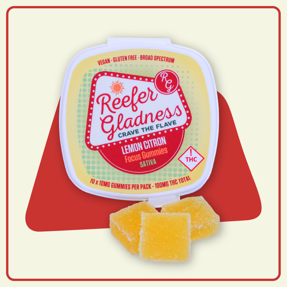 Photograph of product: 10:2:1 Lemon Citron Focus Gummies | 100mg