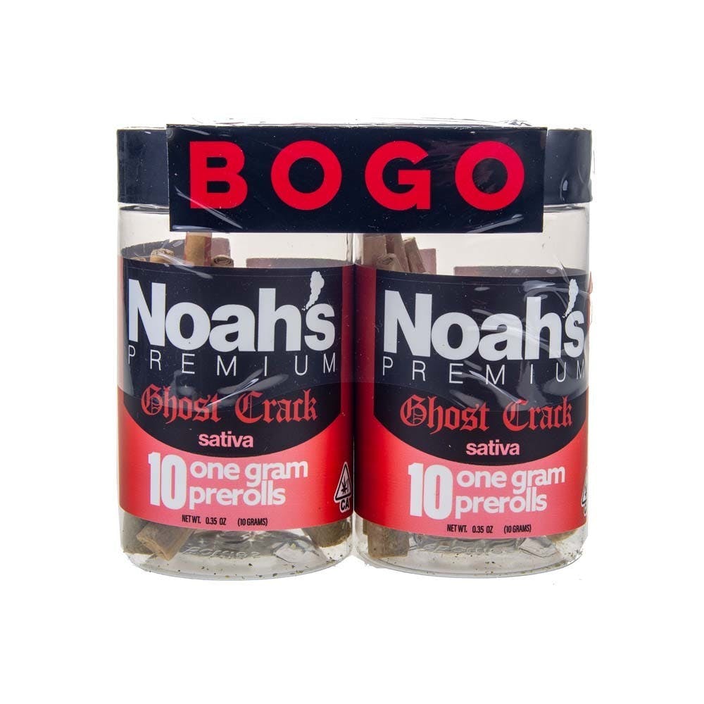 Photograph of product: Noah's Premium | Ghost Crack BOGO Pre-roll Pack (20g)
