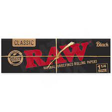 Photograph of product: Raw -  Black Classic 1 1/4 - Regular