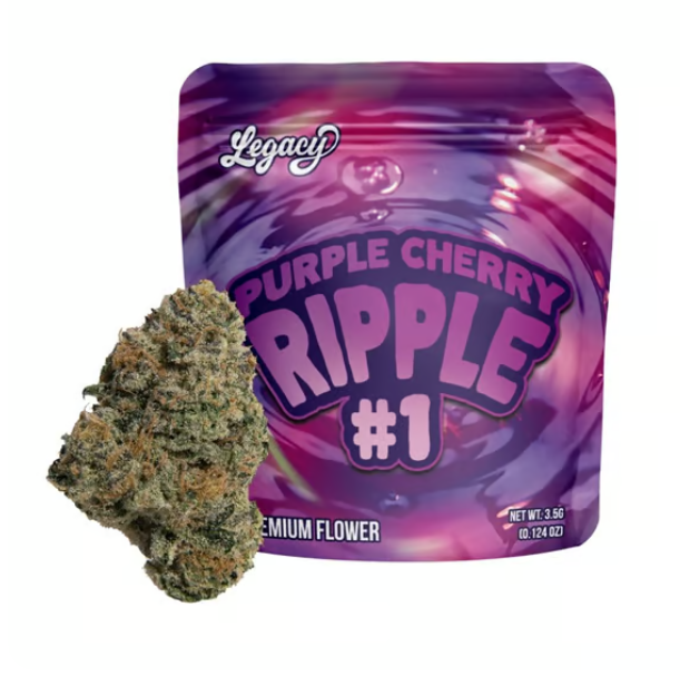 Photograph of product: Purple Cherry Ripple #1 Flower 1g