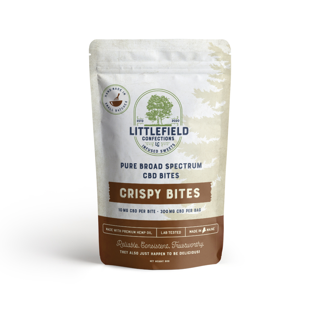 Photograph of product: LFC 300MG CBD Crispy Bites