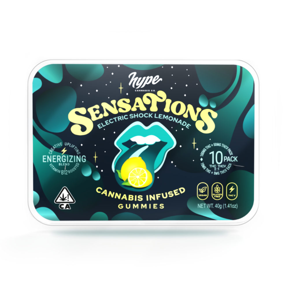 Photograph of Product: ELECTRIC SHOCK LEMONADE SENSATIONS GUMMIES (2:1 THC:THCV)