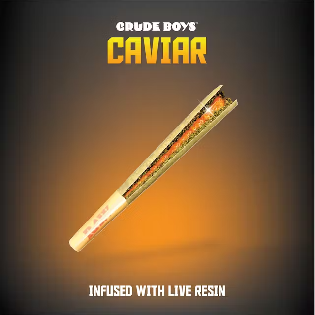 Photograph of product: Crude Boys | Butter Cream Baby Infused Caviar Preroll | REC