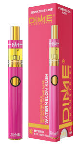 Photograph of product: .9g vape cartridge - Dime Watermelon Kush Vape Cartridge - Dime Industries