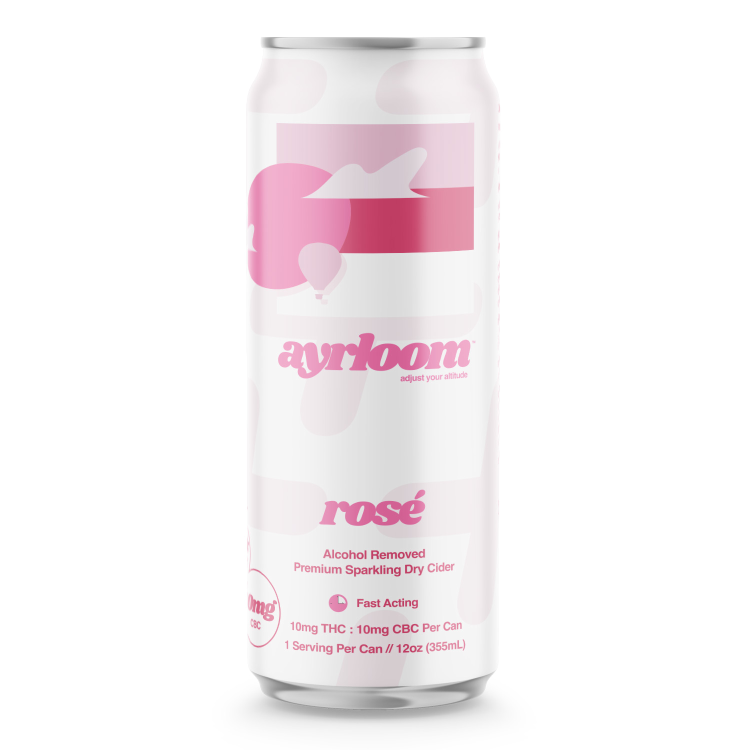 Photograph of product: Ayrloom - Rose 2:1 - 4pk Beverage - 40mg