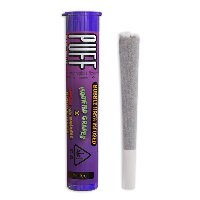 Photograph of product: MODIFIED GRAPES X APPLES AND BANANAS - BUBBLE au chocolat INFUSED (1G)