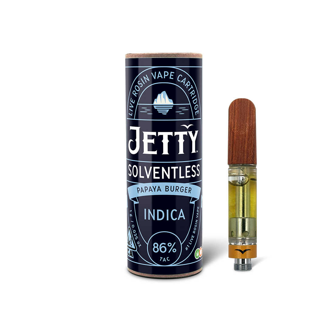 Photograph of product: Papaya Burger OCal Solventless Cartridge 1g