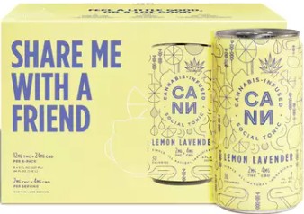 Photograph of product: Lemon Lavender [H] - Social Tonics 6PK