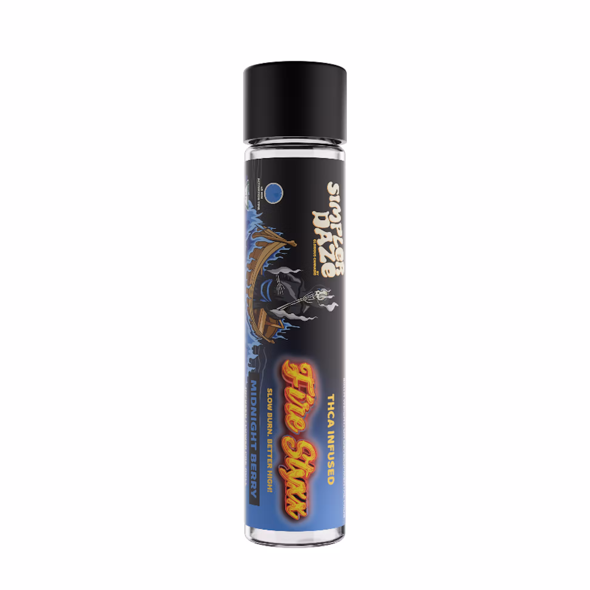 Photograph of product: Midnight Berry Distillate Infused Pre-Roll | 1g