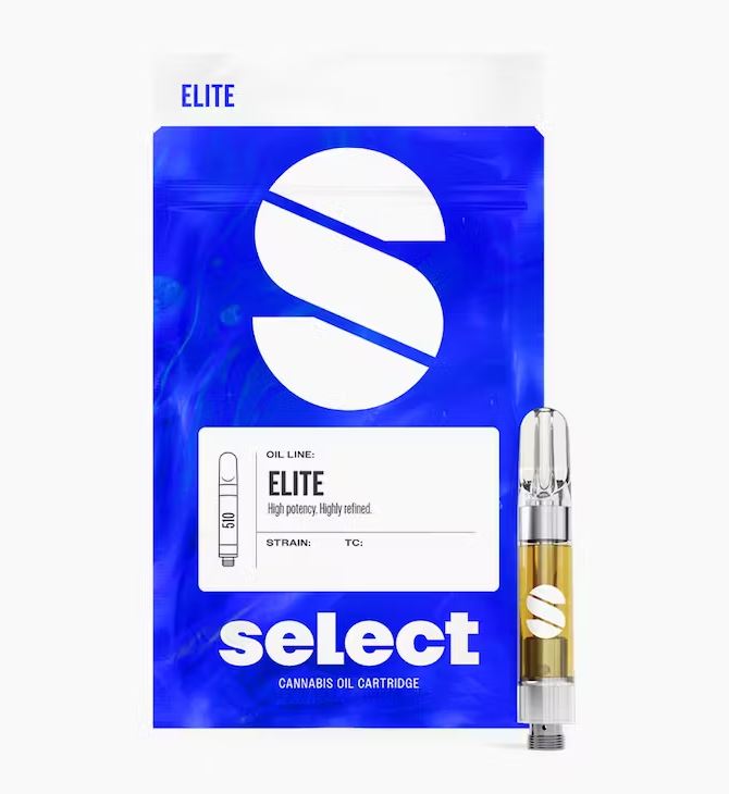 Photograph of product: Select Elite Lemon Cherry Gelato Cartridge 1g