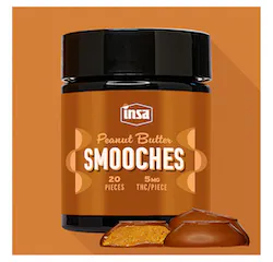 Photograph of product: Chocolate 100mg 20pk - Peanut Butter Smooches