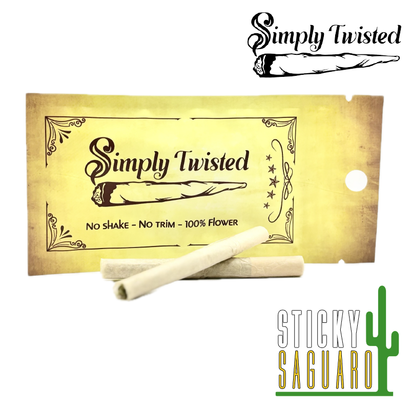Photograph of product: Simply Twisted Pre-Roll 2 Pk Slurricane (I) 1g