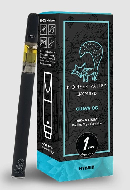 Photograph of product: Guava OG Distillate Cartridge | 1g - Pioneer Valley