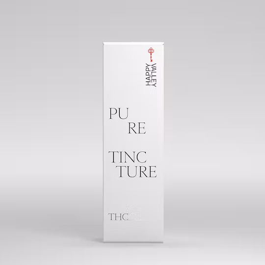 Photograph of product: Happy Valley 500mg Pure TH-oui Tincture 30mL