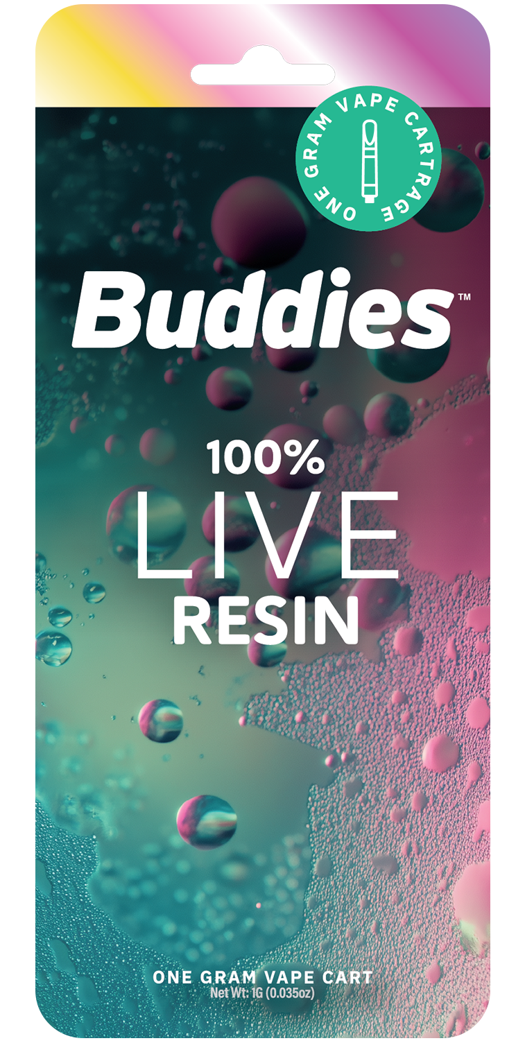 Photograph of product: BUDDIES - VAPE LIVE RESIN - 1G - Oui'd - DIVINE MELON