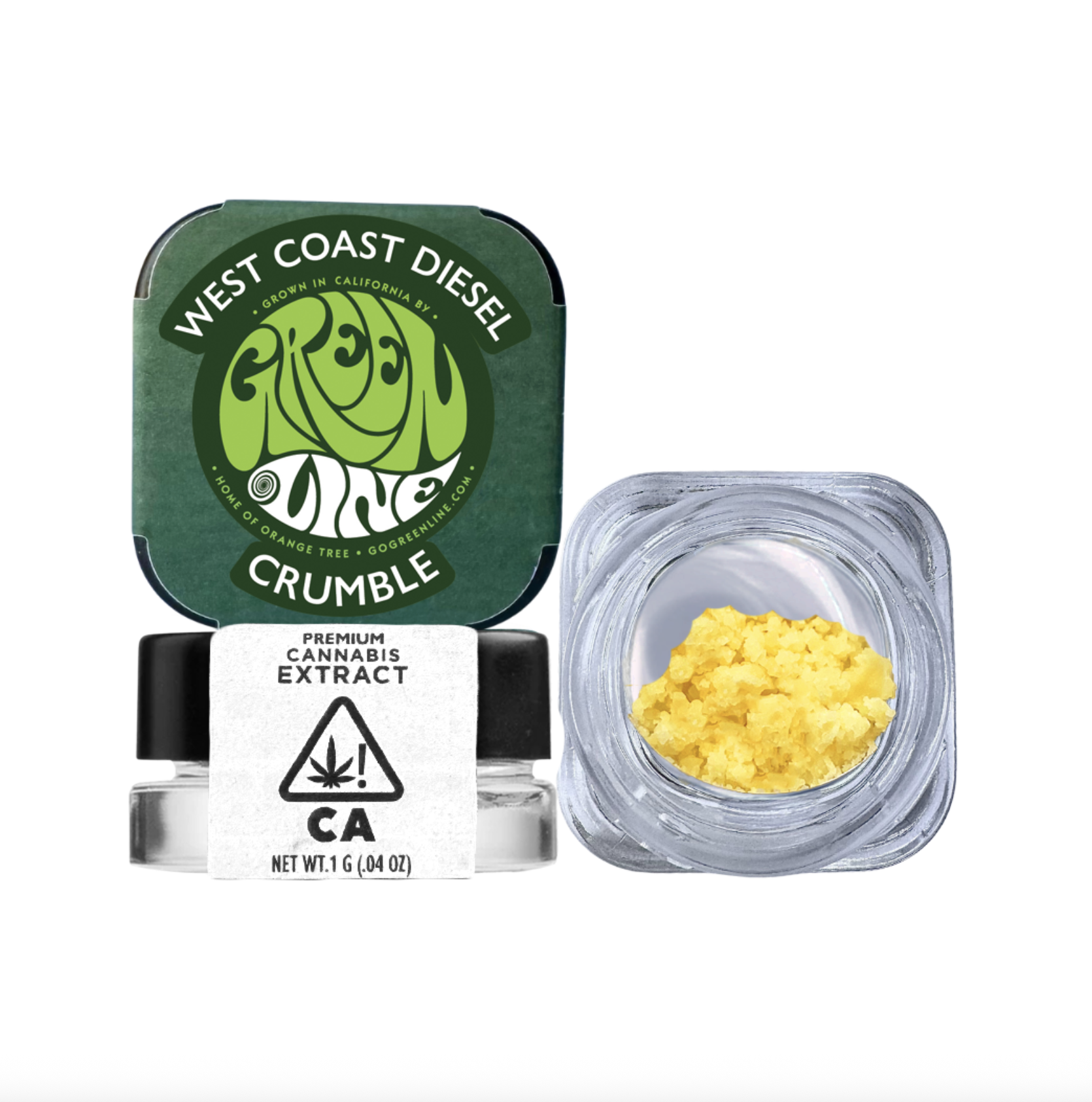 Photograph of product: Greenline Crumble 1g - West Coast Diesel (S)