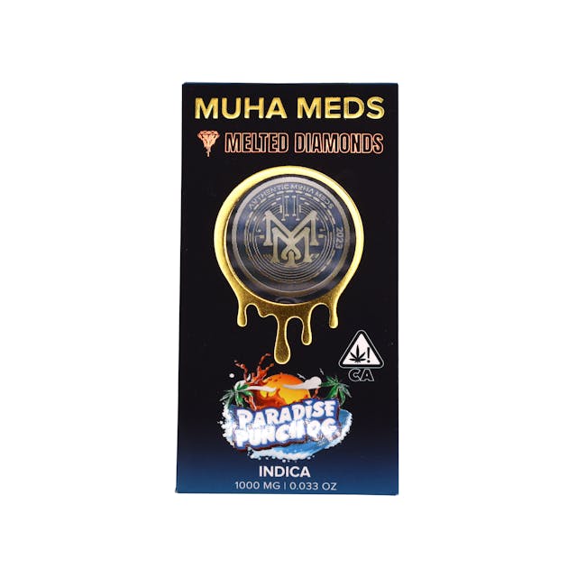 Photograph of product: Muha Meds Melted Diamonds | 1g - Paradise Punch OG - Cartridge - Oui'd - 