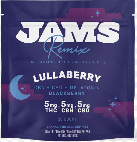 Photograph of product: Blackberry 'Lullaberry' [5mg CBD: 5mg CBN: 10mg TH-oui] Jellies || Jams