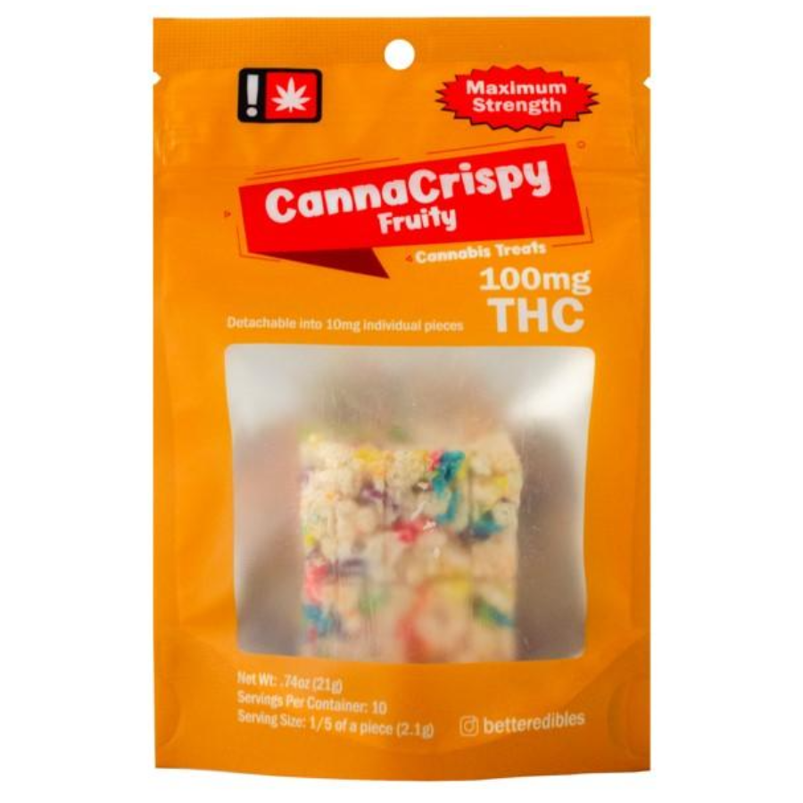 Photograph of product: CannaCrispy - Fruity - Oui'd 100mg