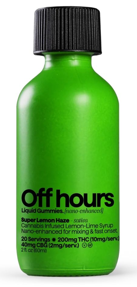 Photograph of product: Off Hours | Liquid Gummies Syrup | Super Lemon Haze