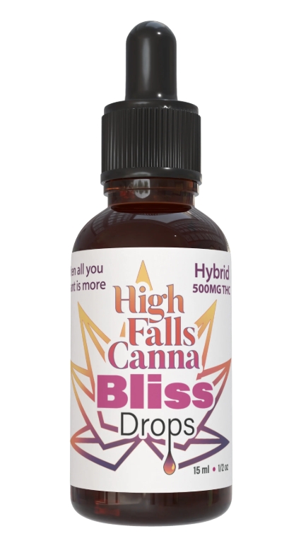 Photograph of product: High Falls Canna | Bliss Drops Hybrid | 500mg TH-oui