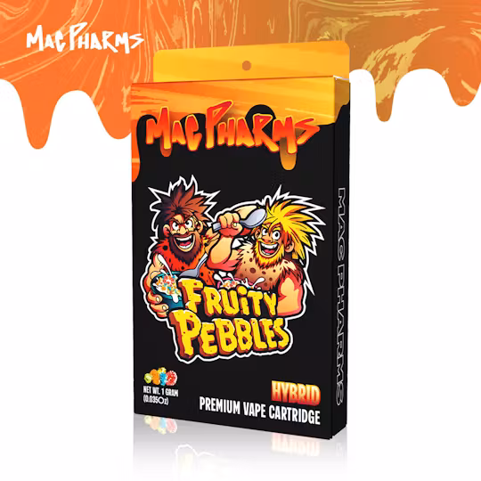 Photograph of product: Mac Pharms - Fruity Pebbles - Vape Cart