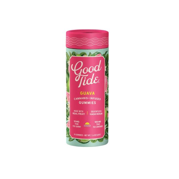 Photograph of product: Good Tide Guava Solventless Gummies 100mg