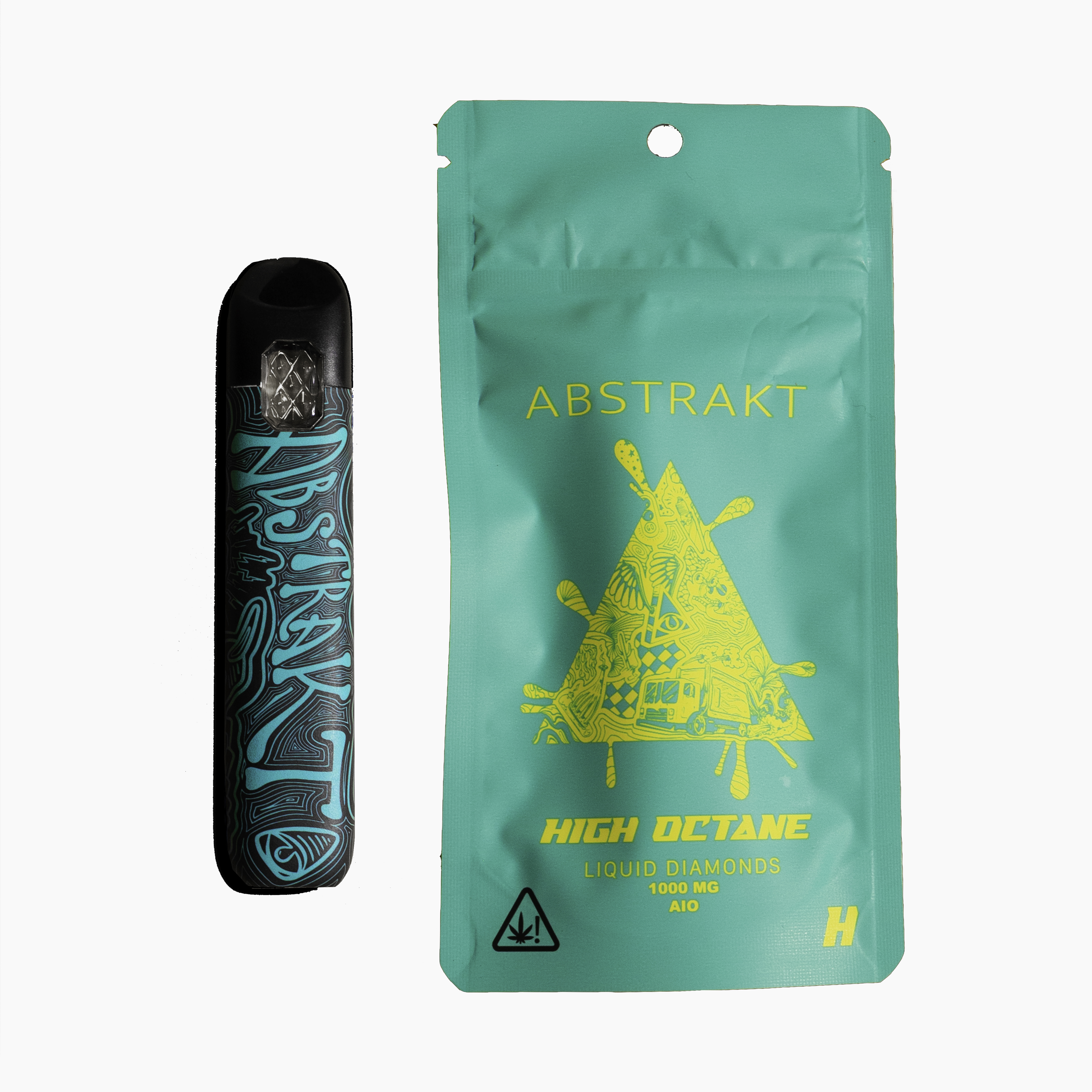 Photograph of product: Abstrakt Liquid Diamond AIO 1g High Octane