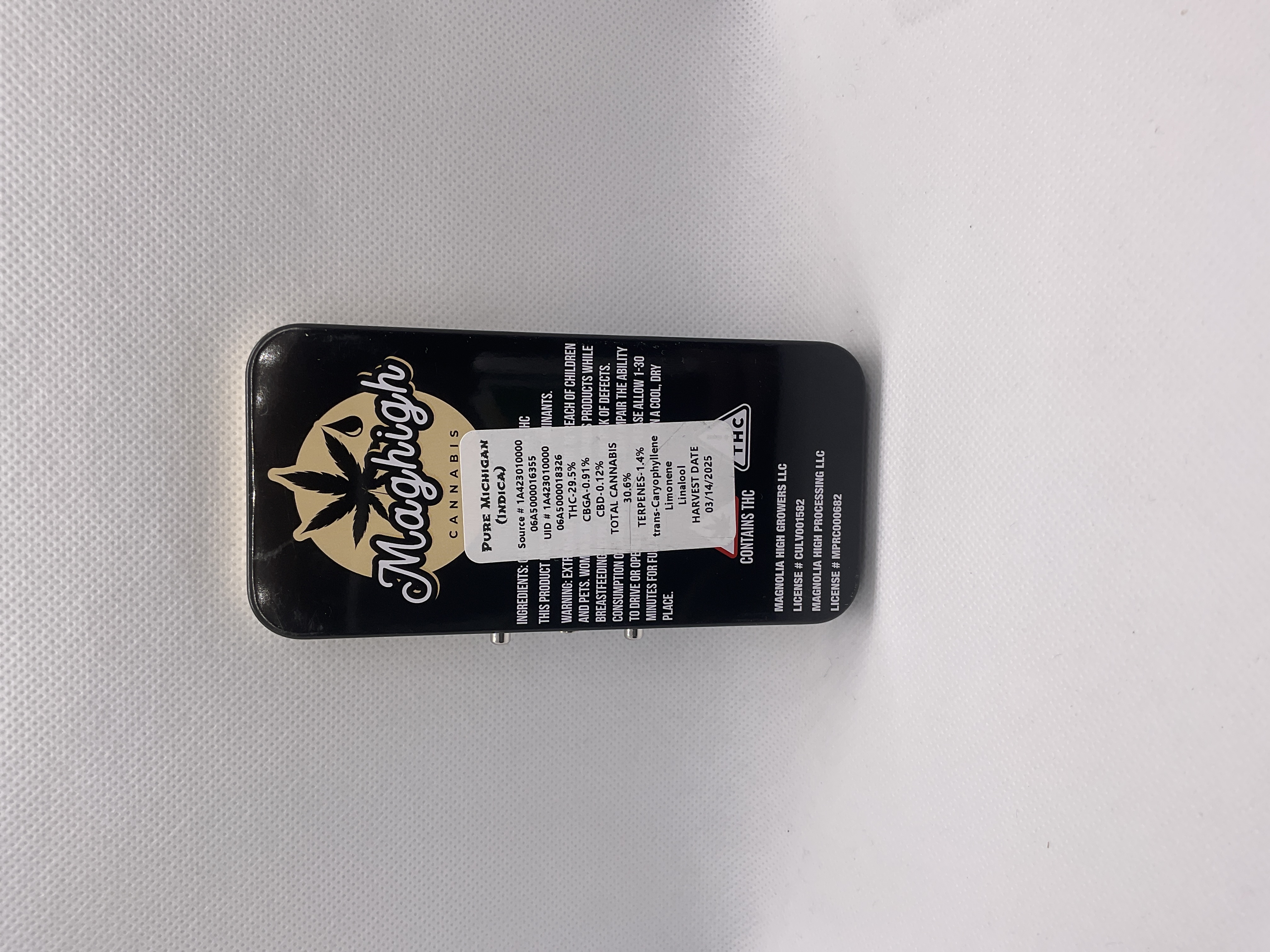 Photograph of product: Mag High | 2.5g | Pure Michigan | 5pk