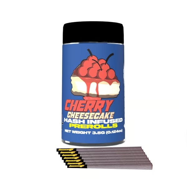 Photograph of Product: 7pk Cherry Cheesecake Hash Infused Prerolls - 