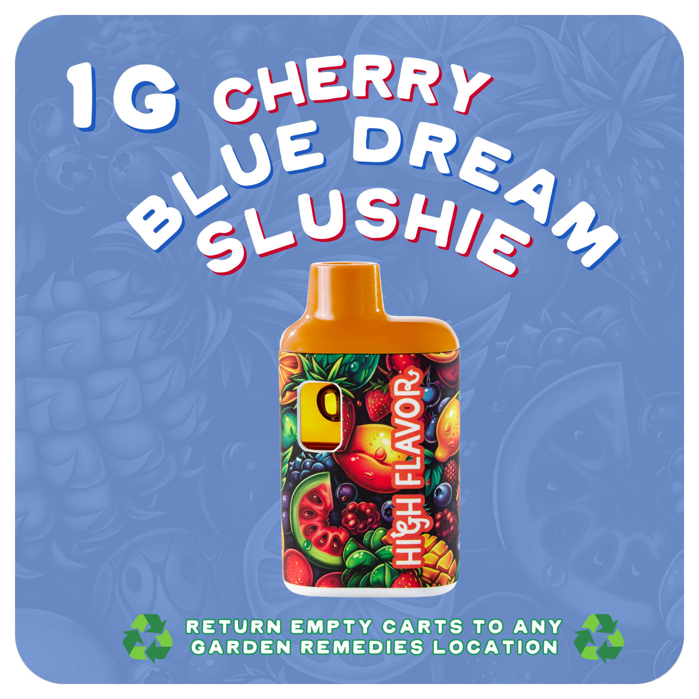 Photograph of product: Cherry Blue Dream Slushie I Disposable Vape